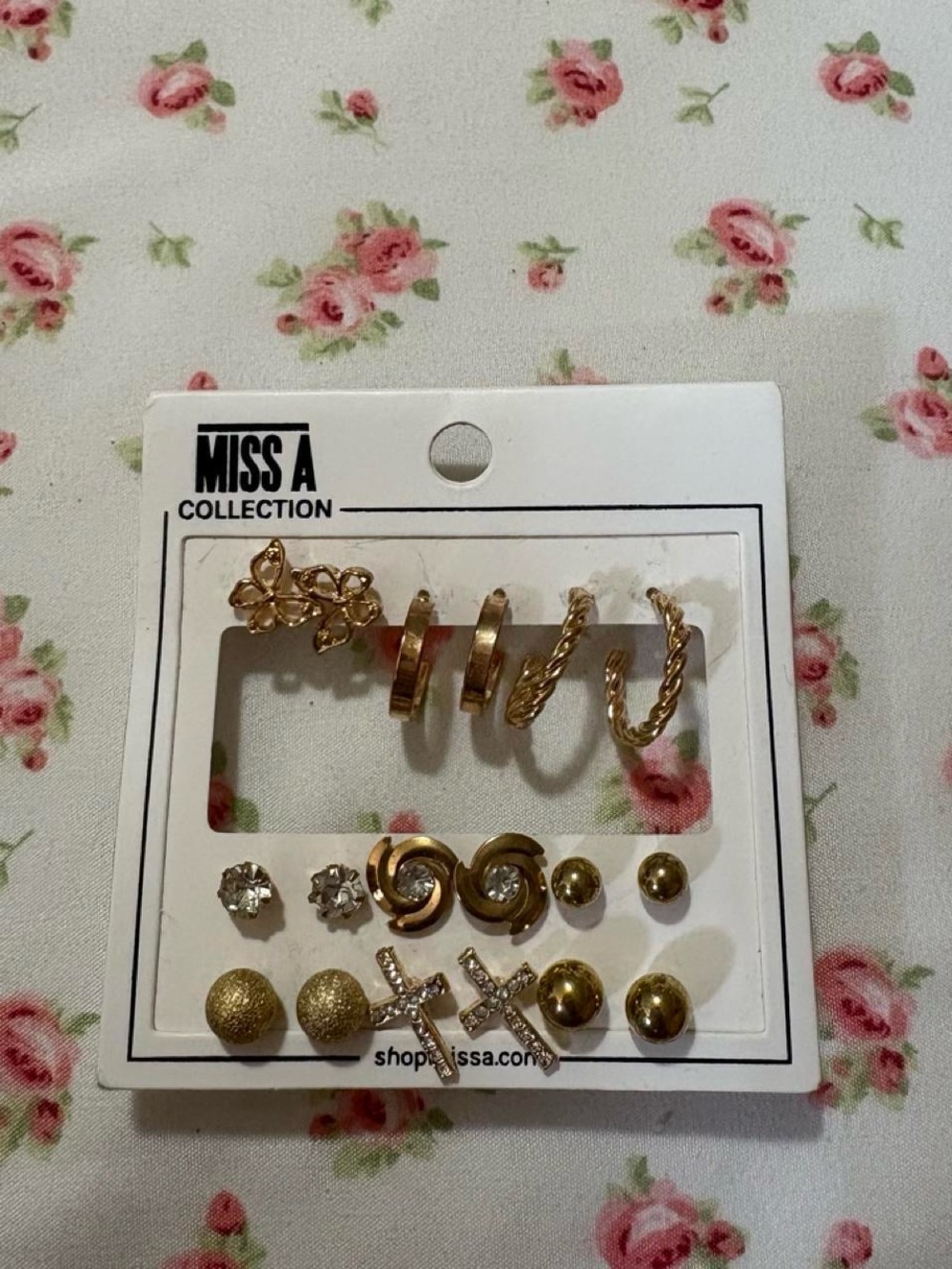 MISHA COLLECTION Gold Multi-Style Earring Set